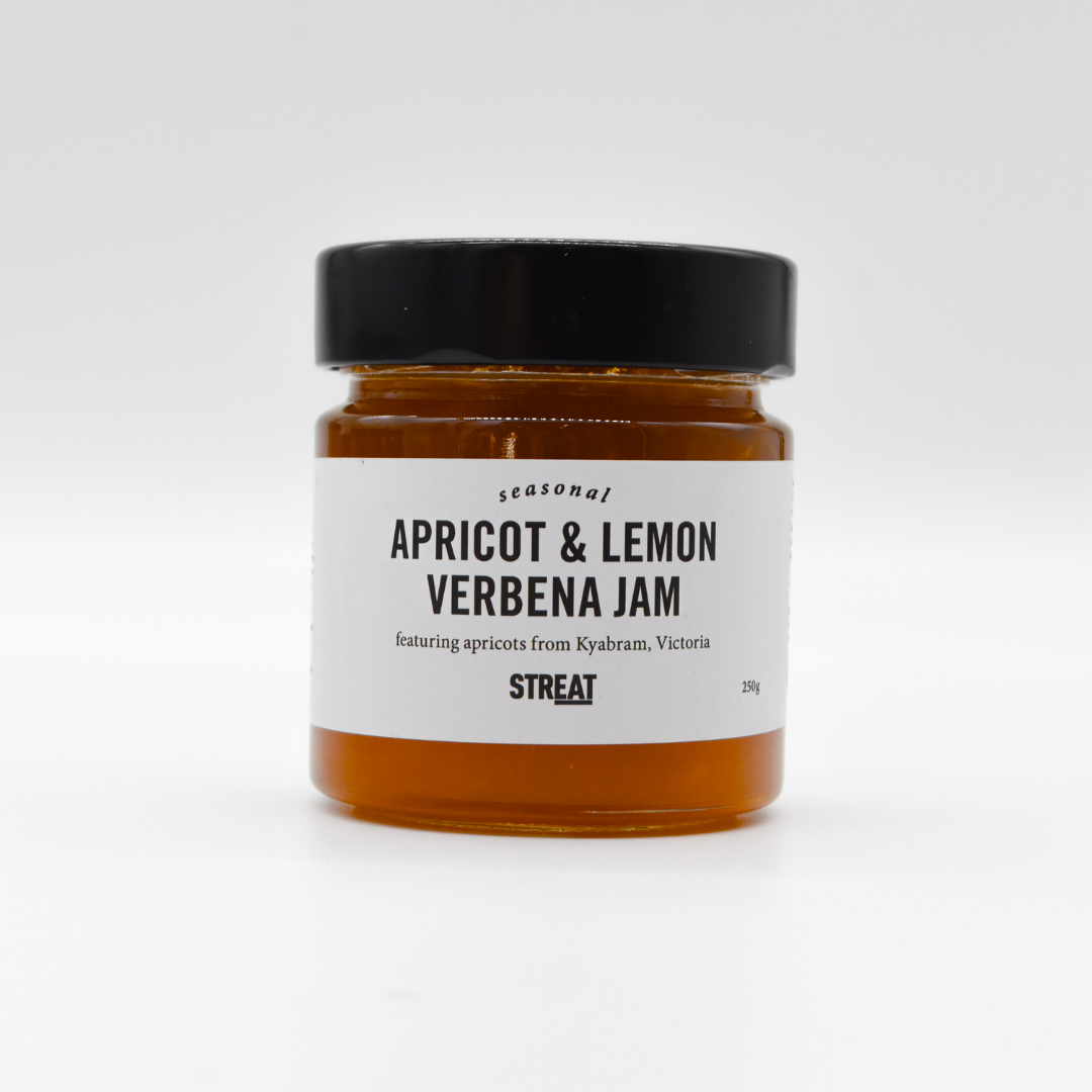 Apricot & lemon verbena jam