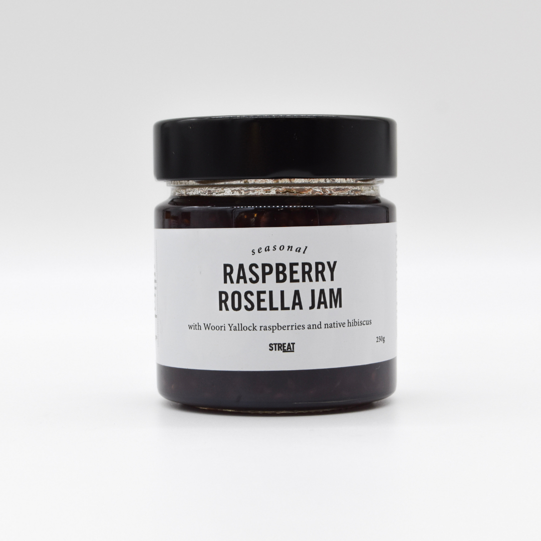 Raspberry & rosella jam