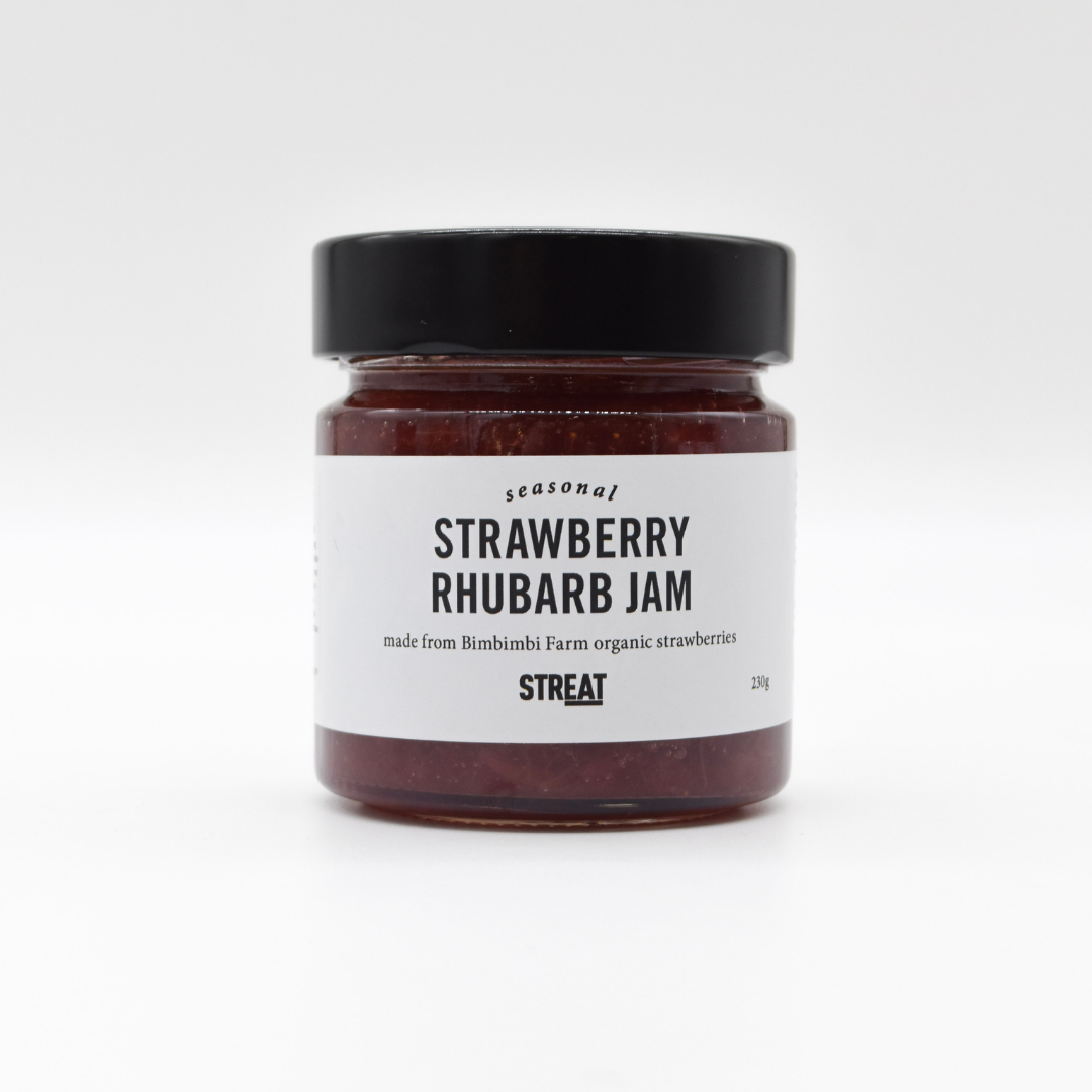 Strawberry & rhubarb jam