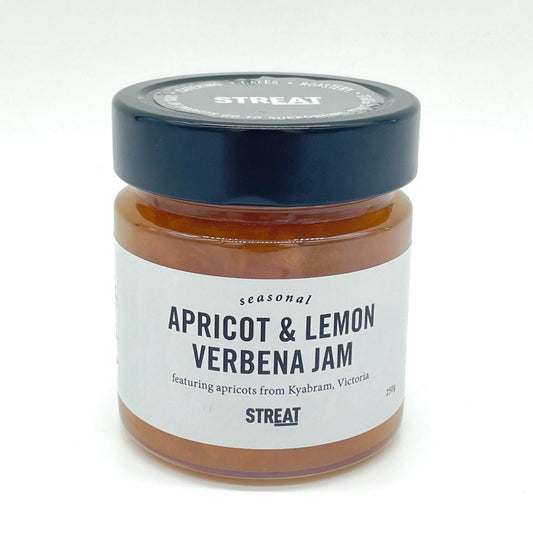 Apricot & lemon verbena jam