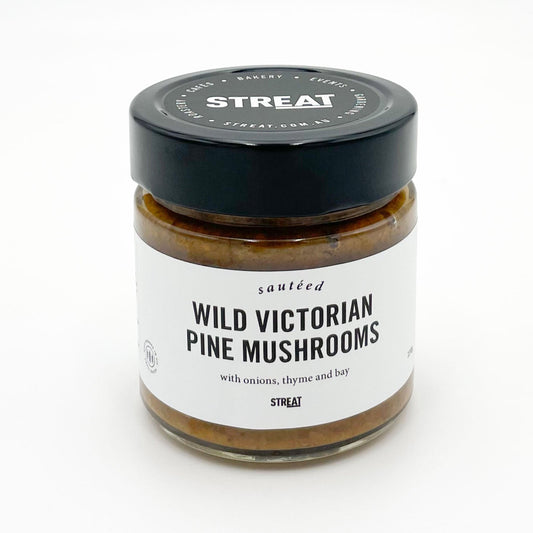 Sauteed Wild Victorian Pine Mushrooms