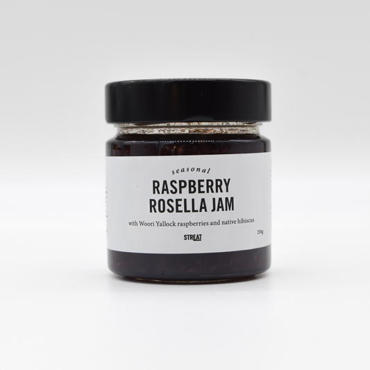 Raspberry & rosella jam