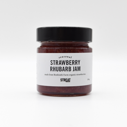 Strawberry & rhubarb jam