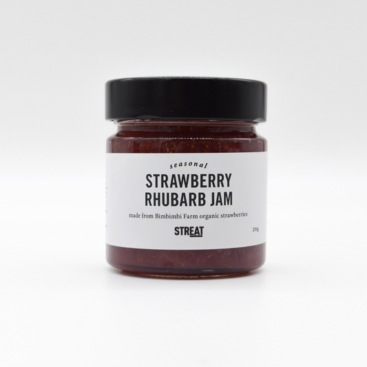 Strawberry & rhubarb jam