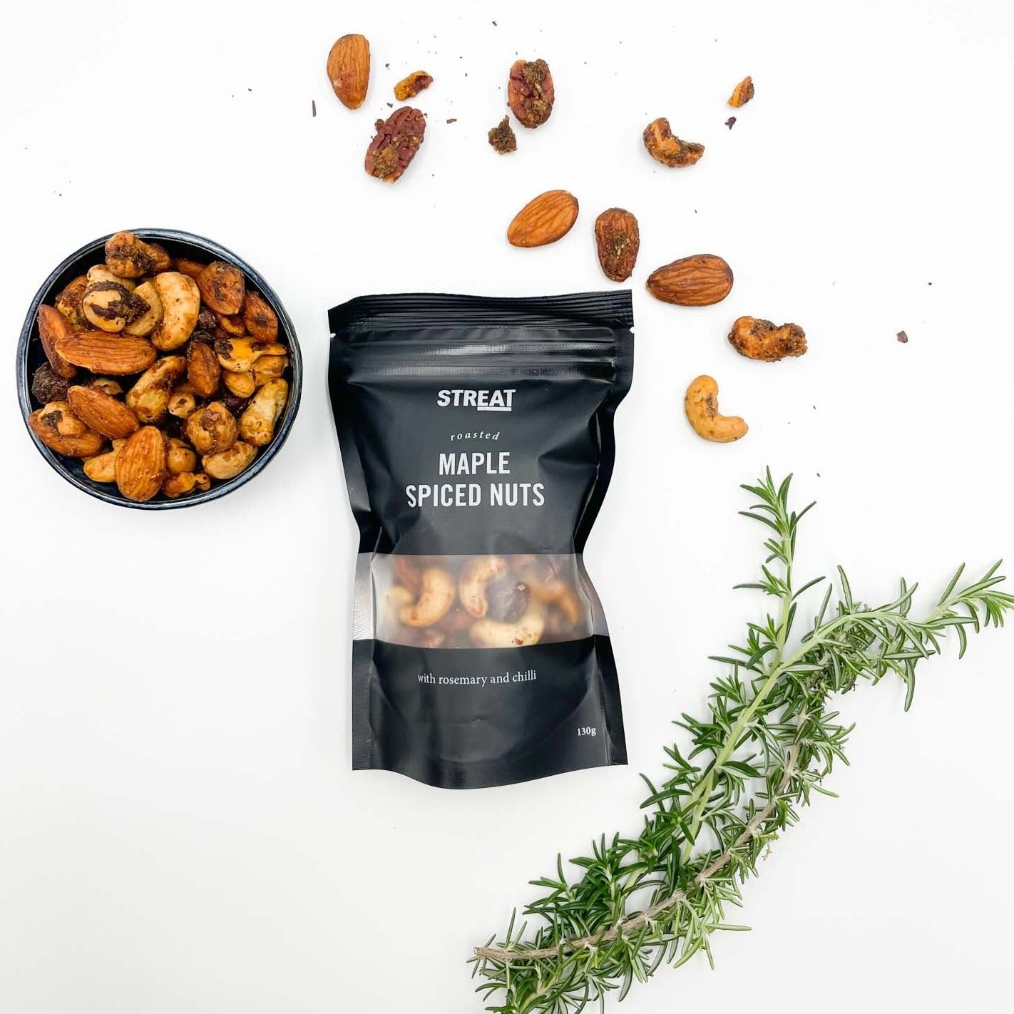 Maple spiced nuts